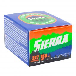 Sierra Sports Master 357 Mag 158gr. JHP Ammunition, 20 Round Box