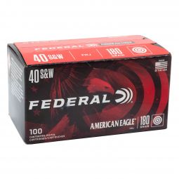 American Eagle .40 S&W 180gr. FMJ Ammunition, 100 Round Box