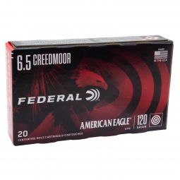 Federal American Eagle 6.5 Creedmoor 120gr. OTM Ammunition, 20 Round Box