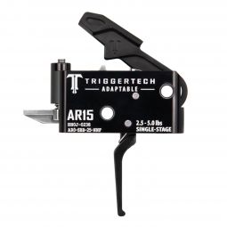 TriggerTech Adaptable Single Stage AR-15 Trigger, Black Flat Trigger