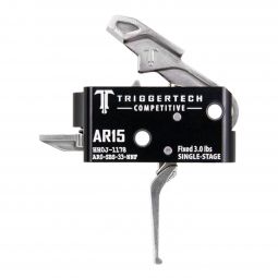 TriggerTech Competitive Single Stage AR-15 Trigger, Stainless Flat Trigger