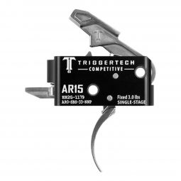 TriggerTech Competitive Single Stage AR-15 Trigger, Stainless Pro Curved Trigger