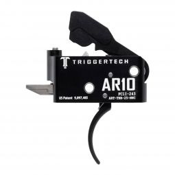 TriggerTech Adaptable AR-10 Trigger, Black Curved Trigger