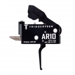 TriggerTech Adaptable AR-10 Trigger, Black Flat Trigger