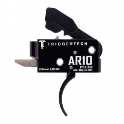 TriggerTech Competitive AR-10 Trigger, Black Curved Trigger