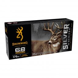 Browning Silver Series 6.8 Western 170gr. SP Ammunition, 20 Round Box