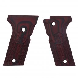 Beretta 92X Compact G10 Grips, Black Cherry