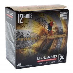 Federal Premium Upland High Velocity 12ga. 2-3/4" 1-3/8oz. #5 Shot Ammunition, 25 Round Box