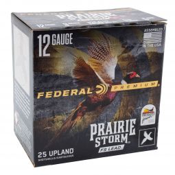 Federal Premium Prairie Storm 12ga. 3" 1-5/8oz. #5 Lead Ammunition, 25 Round Box