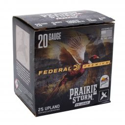 Federal Premium Prairie Storm 20ga. 3" 1-1/4oz. #4 Lead Ammunition, 25 Round Box