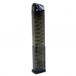 ETS Gen 2 9mm Carbon Smoke Magazine for Glock Pistols, 32 Round