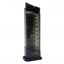 ETS Smith & Wesson M&P Shield 9mm Carbon Smoke Magazine, 9 Round