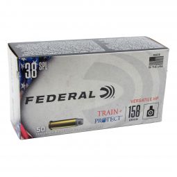 Federal Train + Protect .38 Special 158gr. VHP Ammunition, 50 Round Box