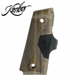 Kimber 1911 Compact Crimson Trace Red Laser Grips, Slatewood