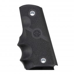 Kimber 1911 Compact (Compact/Ultra) Grips, Hogue Rubber w/Wrap Around Finger Grooves