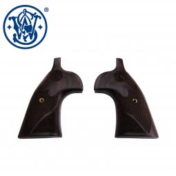 Smith & Wesson Model 686 Deluxe Wood Grips, Round To Square Butt, Satin