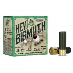 Hevi Shot Hevi Bismuth 16ga. 2-3/4" 1-1/8oz. #6 Shot, 25 Round Box