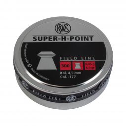 RWS Super H-Point Field Line Hollow Point Air Gun Pellets, .177 Cal., 6.9gr., 300 Count