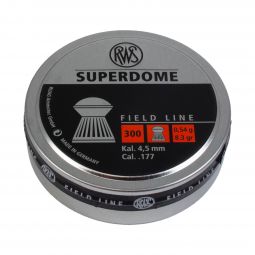 RWS Superdome Field Line Domed Air Gun Pellets, .177 Cal., 8.3gr., 300 Count