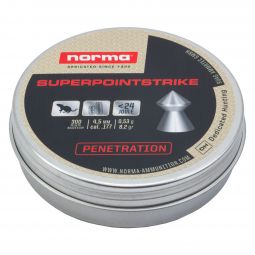 Norma Superpoint Strike Air Gun Pellets, .177 Cal., 8.2gr., 300 Count