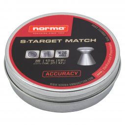 Norma S-Target Match Air Gun Pellets, .177 Cal., 8.2gr., 300 Count