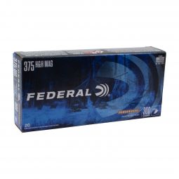 Federal PowerShok .375 H&H Mag 300gr. Soft Point Ammunition, 20 Round Box