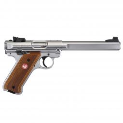 Ruger Mark IV Stainless Competition .22LR Pistol, 6.9" Slab Side Bull Barrel