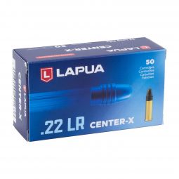 Lapua Center-X .22LR 40gr. Ammunition, 50 Round Box