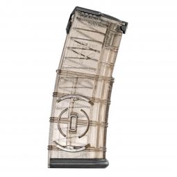 ETS AR-15 Gen 2 30 Round Translucent Smoke Magazine w/ Tritium Follower, w/ Coupler