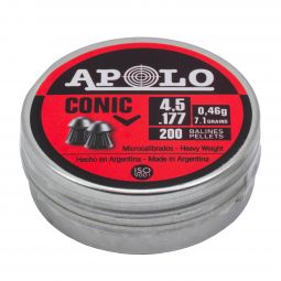 Apolo Conic Air Gun Pellets, .177 Cal. 7.1gr., 200 Count