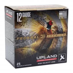 Federal Premium Upland High Velocity 12ga. 2-3/4" 1-3/8oz. #4 Shot Ammunition, 25 Round Box