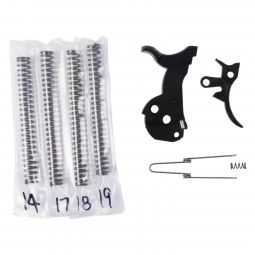 Power Custom Ruger SA Montado Hammer Trigger Kit w/ Wolff Springs for Large and Small Frame, Blued