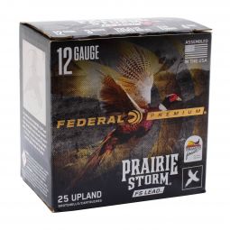 Federal Premium Prairie Storm 12ga. 3" 1-5/8oz. #4 Lead Ammunition, 25 Round Box