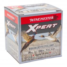 Winchester Xpert Steel 28ga. 3" 3/4oz. #4 Shot Ammunition, 25 Round Box