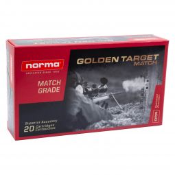 Norma Golden Target 308 Win 168gr. BTHP Ammunition, 20 Round Box