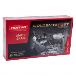 Norma Golden Target 308 Win 175gr. BTHP Ammunition, 20 Round Box