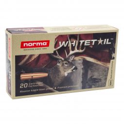 Norma Whitetail 308 Win 150gr. PSP Ammunition, 20 Round Box