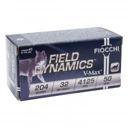 Fiocchi 204 Ruger 32 Gr. V-Max Ammunition 50 Round Box