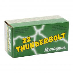 Remington Thunderbolt High Speed .22 Long Rifle 40gr. Round Nose Ammunition, 50 Round Box