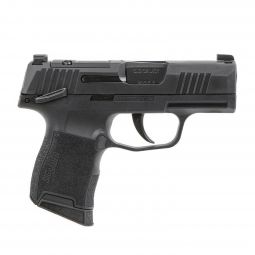 Sig Sauer P365 Nitron Micro Compact Pistol w/Manual Safety, 9mm, Optic Ready, (2) 10 Round Magazines