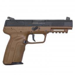 FN Five-seveN FDE/Black, (3) 10-Rnd Mags, Adjustable Sight, CA Model