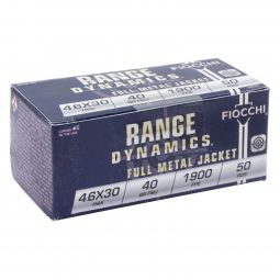 Fiocchi Range Dynamic 4.6x30 40gr. FMJ 50 Rounds