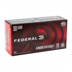 Federal American Eagle .30 Carbine 110gr. FMJ Ammunition, 50 Round Box