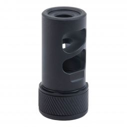 Gunwerks Indexing Directional Muzzle Brake, .264/6.5mm, 5/8-24 Thread, .750 dia., Graphite Finish