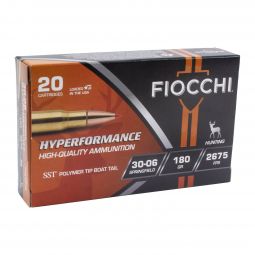 Fiocchi Hyperformance Hunt .30-06 Springfield 180gr. SST Ammunition, 20 Round Box