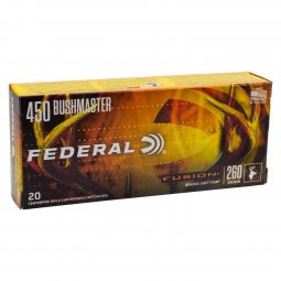 Federal Fusion 450 Bushmaster 260gr. Ammunition, 20 Round Box