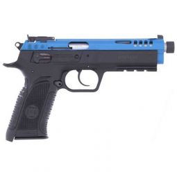 Tanfoglio Force .22LR Polymer Pistol w/ Blue Steel Slide, Threaded Barrel & Ambi Safety, 10 Rnd Mag