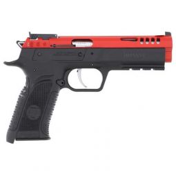 Tanfoglio Force .22LR Polymer Frame Pistol w/ Red Steel Slide, 10 Round Magazine