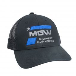 Midwest Gun Works All Black Mesh Back Logo Cap