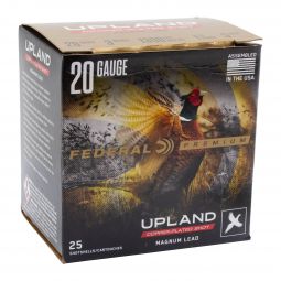 Federal Premium Upland Magnum 20ga. 3" 1-1/4oz. #5 Shot Ammunition, 25 Round Box